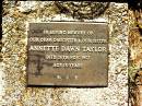 
Annette Dawn TAYLOR,
daughter sister,
died 26 Nov 1957 aged 13 years;
Bell cemetery, Wambo Shire
