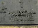 
Ethel Ellen ENSOR (WEIR),
22-8-1886 - 12-7-1985;
Harry Loader ENSOR,
died 6 Jan 1965 aged 83 years,
husband of Ethel Ellen;
Bell cemetery, Wambo Shire
