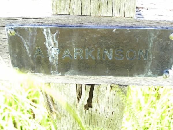A. PARKINSON;  | Bell cemetery, Wambo Shire  | 