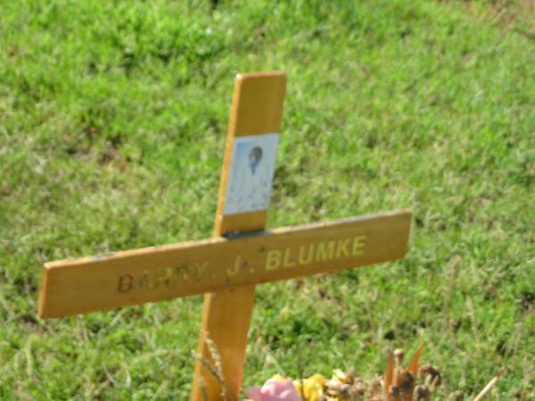 Barry J. BLUMKE;  | Bell cemetery, Wambo Shire  | 