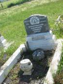 
Mervyn Bruce BRADLEY,
son,
died 27 July 1942 aged 20 years,
erected by mother,
remembered by Marcia, Thelma & Bill;
Bell cemetery, Wambo Shire
