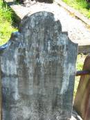 
Allan Leslie KOPP
(son of W and M KOPP)
7 Nov 1906
aged 10 weeks

Bethania Lutheran Church, Bethania, Gold Coast
