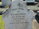 Elizabeth WHYTE 12 May 1921 aged 81  Bethania (Lutheran) Bethania, Gold Coast 