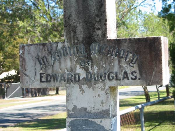 Edward Douglas  |   | C.A and E L LUDWIG?  | died 22 April 1923  |   | Bethania Lutheran Church, Bethania, Gold Coast  | 