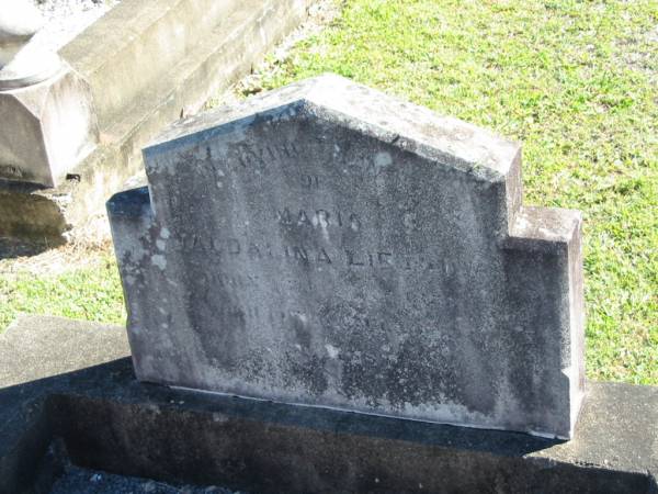 Maria Magdalina LIETZOW  |      May 1858?  | 19th January  5?  | at rest  |   | Bethania (Lutheran) Bethania, Gold Coast  | 
