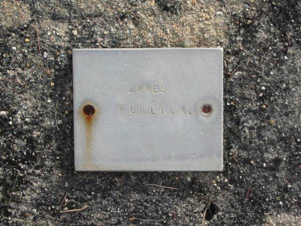 James KOPLICK  |   | Bethel Lutheran Cemetery, Logan Reserve (Logan City)  |   | 