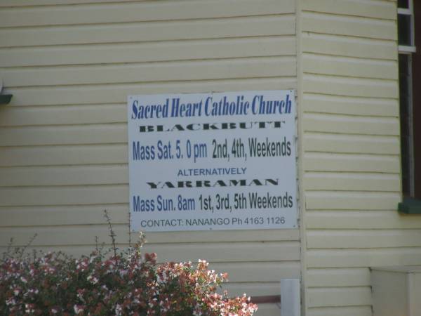Sacred Heart Catholic Church, Blackbutt, South Burnett Region  | 