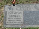 Douglas Ernest DREWS, husband father poppy, 20-11-35 - 1-12-96; Blackbutt-Benarkin cemetery, South Burnett Region 