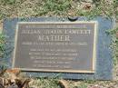 Julian Shaun Fawcette MATHER, born 23-04-1937, died 11-02-2005; Blackbutt-Benarkin cemetery, South Burnett Region 