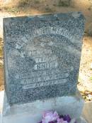
John Edward (Ted) SMITH,
died 2 Dec 1956 aged 67 years;
Blackbutt-Benarkin cemetery, South Burnett Region
