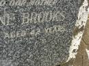 Elaine Daphne BROOKS, wife mother, died 2 April 1973 aged 42 years; Blackbutt-Benarkin cemetery, South Burnett Region 