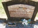 Thomas Bailey DOUGLASS, 1890 - 1971; Ophir Ismalia DOUGLASS, died 31 July 1974 aged 78 years, mother; Blackbutt-Benarkin cemetery, South Burnett Region 