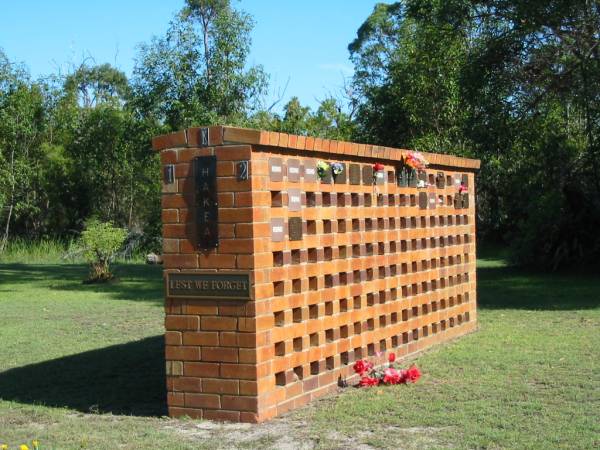 Bribie Island Memorial Gardens, Caboolture Shire  | 