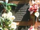 
Roland John SHOESMITH,
died 22 May 1989 aged 44 years;
Bribie Island Memorial Gardens, Caboolture Shire
