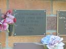 
Frank Lewis WEBB,
died 13 Aug 1998 aged 80 years;
Bribie Island Memorial Gardens, Caboolture Shire
