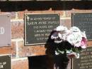 
Gladys Joyce MCARDLE,
died 1 Jan 2002 aged 80 years;
Bribie Island Memorial Gardens, Caboolture Shire
