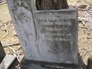 
Frank Pender PHILLOTT,
died 3 June 1961 aged 72 years;
Brookfield Cemetery, Brisbane
