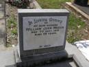 
William John MASON, husband,
died 7 Sept 1975 aged 59 years;
Brookfield Cemetery, Brisbane
