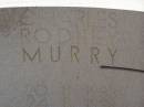 
Charles Rodney MURRY,
20-8-1933 - 24-8-1998;
Brookfield Cemetery, Brisbane
