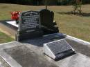 
George Harpur JONES,
died 31 Oct 1951 aged 81 years;
Alice Martha, wife,
died 10 Jan 1964 aged 90 years;
Stella, wife of George JONES,
died 5-12-1988 aged 78 years;
George, husband of Stella Jones,
died 7-3-1996 aged 94 years;
Brookfield Cemetery, Brisbane
