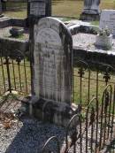 
daughters;
Emma Eliza LOGAN,
born 7 Jan 1876 died 19 Oct 1876;
Elizabeth Maud LOGAN,
born 8 July 1877 died 26 Aug 1877;
Brookfield Cemetery, Brisbane
