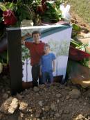 
[Daniel Benjamin Gresley EAST,
buried 20 Dec 2006,
aged 17 years;
Toby Adam Gresley EAST,
buried 20 Dec 2006,
aged 12 years;
brothers died together in a car accident]
[a href="East-brothers.pdf"Newspaper articlea];
Brookfield Cemetery, Brisbane
