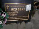 
Gerrard Martin HERBERT, grandad,
born 23-1-1936 died 24-8-2004 aged 68 years;
Brookfield Cemetery, Brisbane
