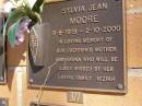 
Sylvia Jean MOORE,
9-8-1919 - 2-10-2000,
mother nanna;
Brookfield Cemetery, Brisbane
