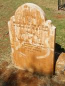 
Maurice COTTER
d: 30 Jun 1889, aged 32
Pioneer Cemetery - Broome
