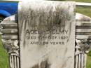Adeline ELMY, mother, died 10 Oct 1927 aged 64 years; Brooweena St Mary's Anglican cemetery, Woocoo Shire 