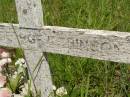 
William George ROBINSON;
Brooweena St Marys Anglican cemetery, Woocoo Shire
