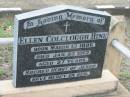 
Ellen Colclough HINE,
born 13 March 1886,
died 23 Jan 1913 aged 27 years;
Bryden (formerly Deep Creek) Catholic cemetery, Esk Shire 
