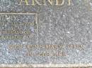 Gary ARNDT, 3-6-1963 - 23-7-1995 aged 32 years, husband of Theresa, father of Glor-Ann & Mary Ellen; Caffey Cemetery, Gatton Shire 