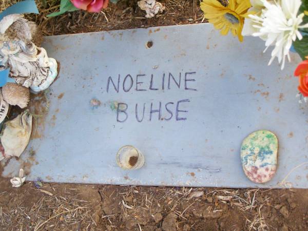 Noeline BUHSE;  |   | research contact: Jan HOGER  | Noeline Sylvia BUHSE (nee GROVES) B: 7-2-1975 D: 16-11-2005  |   | Caffey Cemetery, Gatton Shire  |   | 