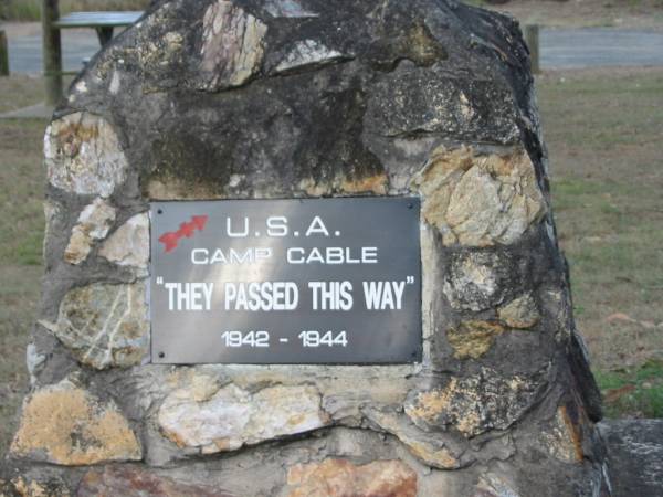 Camp Cable (memorial) Park, Beaudesert  | 
