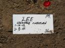 LEE, Frederick Christian, 1-10-13 - 3-8-05; Canungra Cemetery, Beaudesert Shire 