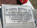 Stephen Robert CECIL, son brother, 5-6-1961 - 23-8-1983 accidentally killed; Canungra Cemetery, Beaudesert Shire 