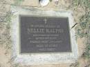 Nellie RALPHS, wife mother nanny, died 25-1-1989 aged 70 years; Canungra Cemetery, Beaudesert Shire 