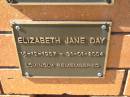 Elizabeth Jane DAY, 16-12-1957 - 31-01-2004; Canungra Cemetery, Beaudesert Shire 