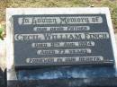 
Cecil William FINCH,
father,
died 8 Aug 1994 aged 77 years;
Canungra Cemetery, Beaudesert Shire
