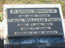 Cecil William FINCH, father, died 8 Aug 1994 aged 77 years; Canungra Cemetery, Beaudesert Shire 