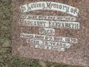 Margaret Elizabeth PAGE, wife mother, died 8 Nov 1970 aged 73 years; Canungra Cemetery, Beaudesert Shire 
