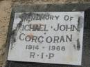 Michael John CORCORAN, 1914 - 1966; Canungra Cemetery, Beaudesert Shire 