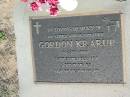 
Gordon KRARUP, father grandfather,
died 26 Sept 1997 aged 71 years;
Canungra Cemetery, Beaudesert Shire
