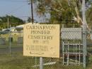 

Carnarvon Pioneer Cemetery
