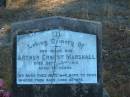 Arthur Ernest MARSHALL, Sept 8th 1910 aged 10 yrs  Cedar Creek Cemetery, Ferny Grove, Brisbane  