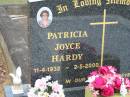 
Patricia Joyce HARDY 11-4-1932 - 2-5-2000;
Chambers Flat Cemetery, Beaudesert
