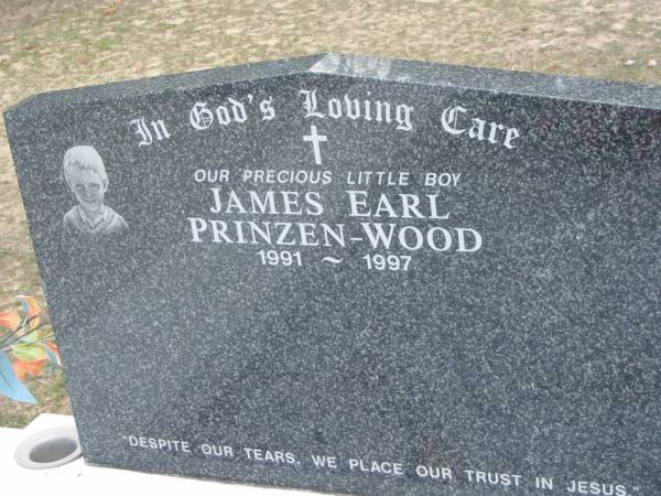 James Earl PRINZEN-WOOD 1991-1997;  | Chambers Flat Cemetery, Beaudesert  | 