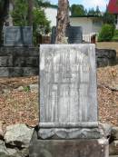 
Ida Sophia Simmich 1 Dec 1929
also Mother 23 Dec 1923?
Chapel Hill Uniting (formerly Methodist) Cemetery - Brisbane 


