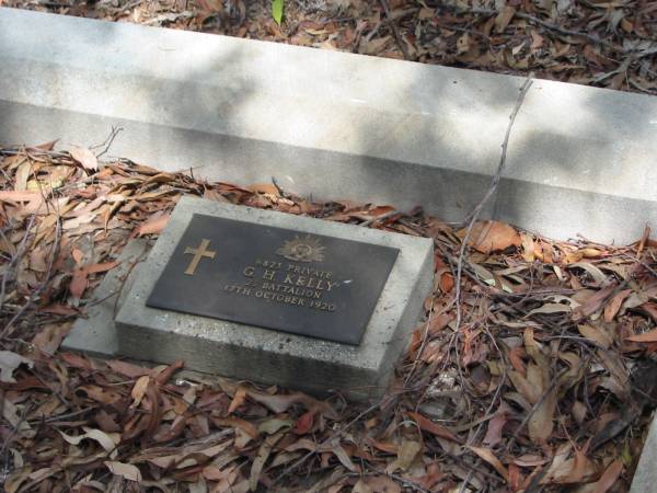 G.H. Kelly 17 Oct 1920  | Chapel Hill Uniting (formerly Methodist) Cemetery - Brisbane  |   | 